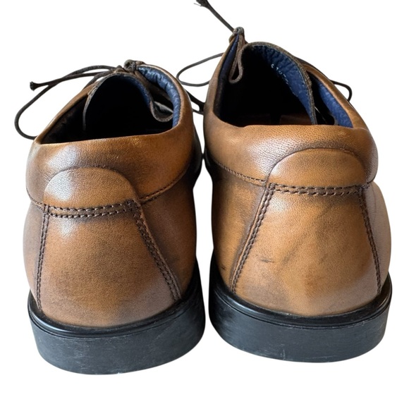 High End Ben Sherman Retro Funky Brown Leather Men's Oxford Shoes 42 / US 9 - Picture 4 of 9